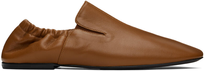 Dries Van Noten Tan Leather Loafers Cover