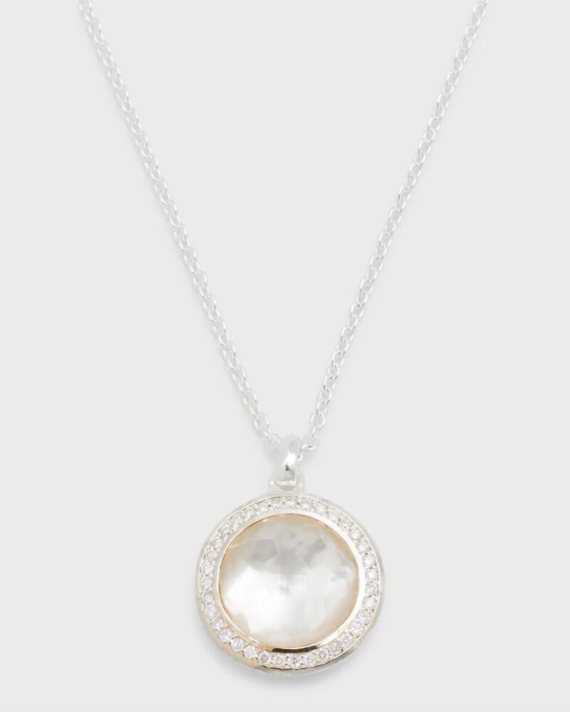 Ippolita Mini Pendant Necklace in Sterling Silver with Diamonds Cover