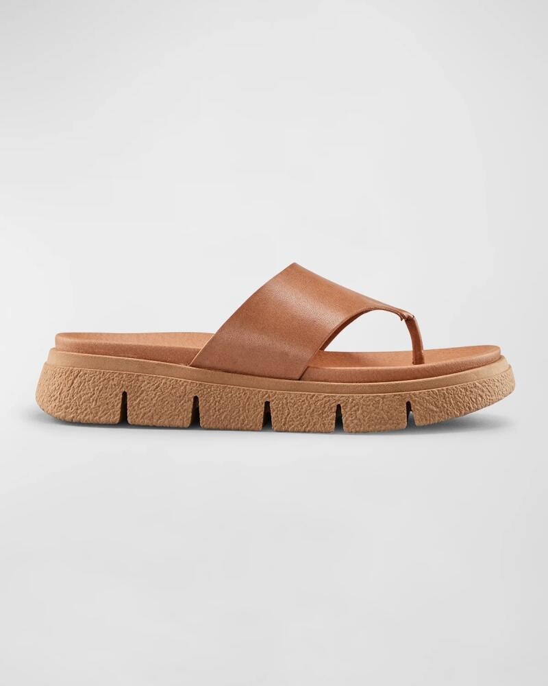 Cougar Ponyo Leather Thong Slide Sandals Cover