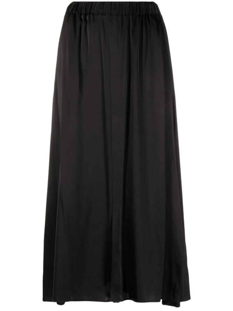 Forte Forte silk satin midi skirt - Black Cover