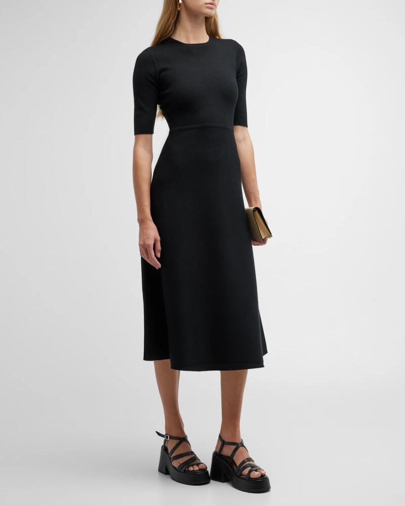 Gabriela Hearst Seymore Cashmere Blend Midi Dress Cover