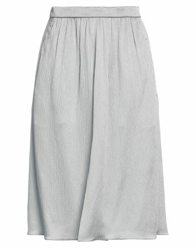 Giorgio Armani Woman Midi skirt Light grey Acetate, Viscose Cover