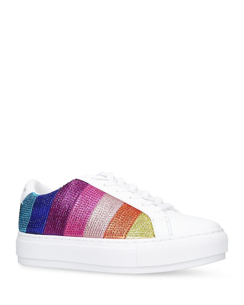 Kurt Geiger London Women's Laney Stripe Embellished Platform Sneakers Cover