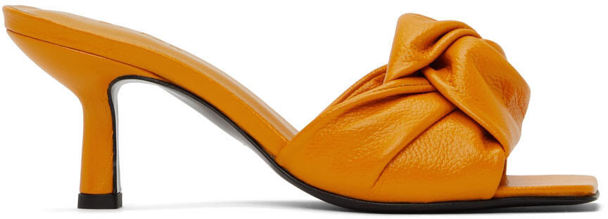 BY FAR Orange Lana Heeled Sandals Cover