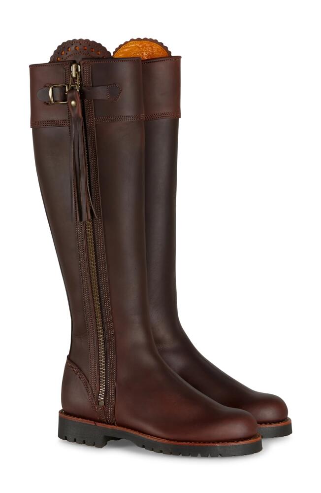 Penelope Chilvers Tassel Knee High Boot in Conker Cover