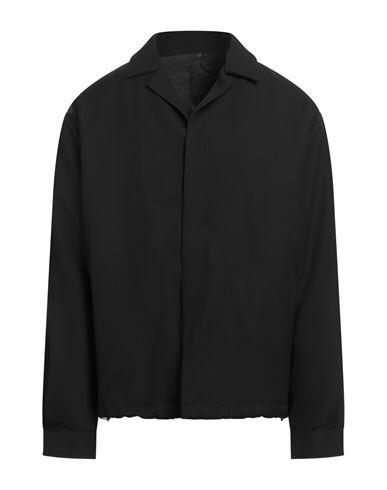 Costumein Man Jacket Black Virgin Wool Cover