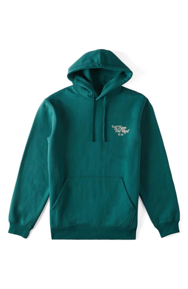 Billabong x Coral Gardeners Save the Reef Graphic Hoodie in Evergreen Cover