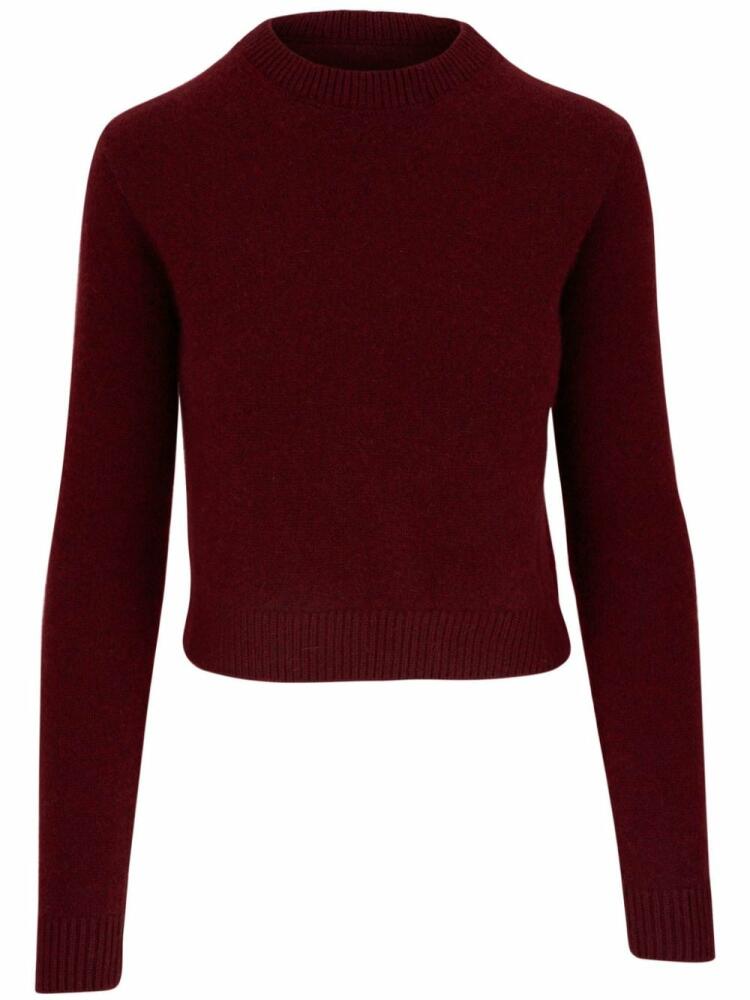 The Elder Statesman mock-neck cashmere jumper - Red Cover