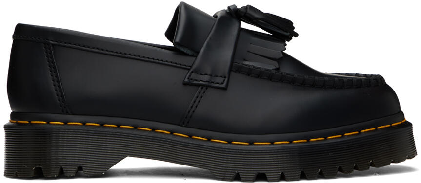 Dr. Martens Black Adrian Bex Smooth Leather Tassel Loafers Cover