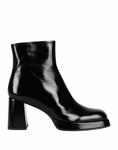 Chie Mihara Woman Ankle boots Black Soft Leather Cover