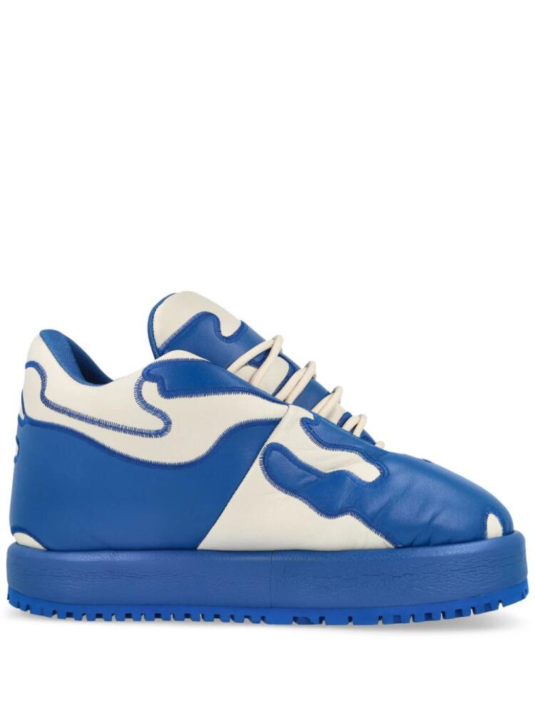 PDF Nuvola Mercury Pelle leather sneakers - Blue Cover