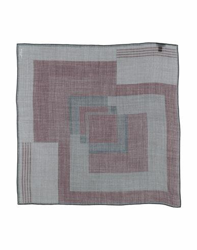 Boglioli Man Scarf Grey Wool Cover