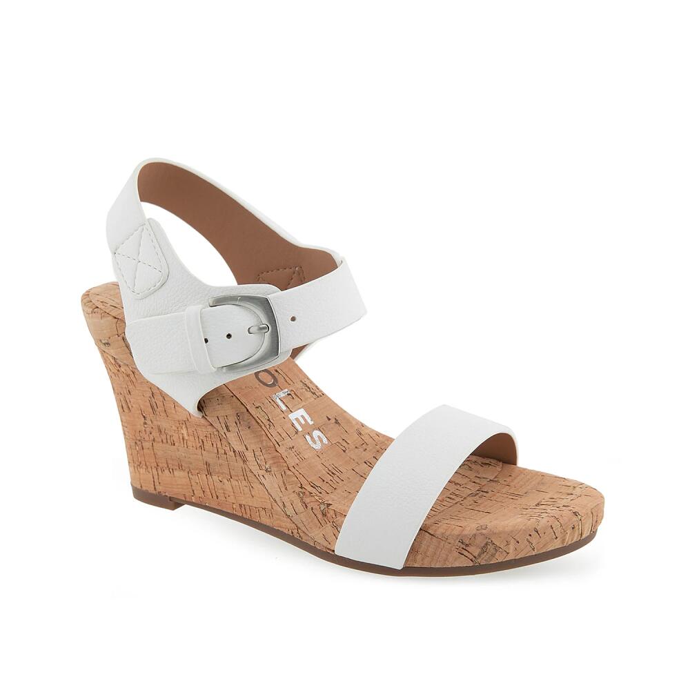 Aerosoles Paisley Wedge Sandal | Women's | White Cover