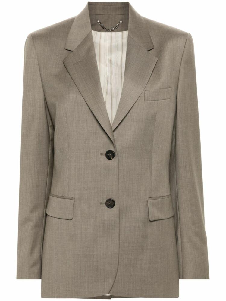 Golden Goose single-breasted wool blazer - Grey Cover