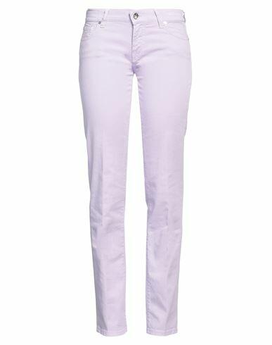 Jacob Cohёn Woman Jeans Lilac Cotton, Elastane Cover