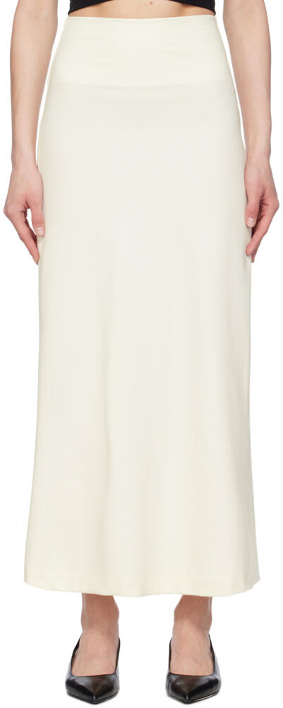 LESET Off-White Rio Midi Skirt Cover