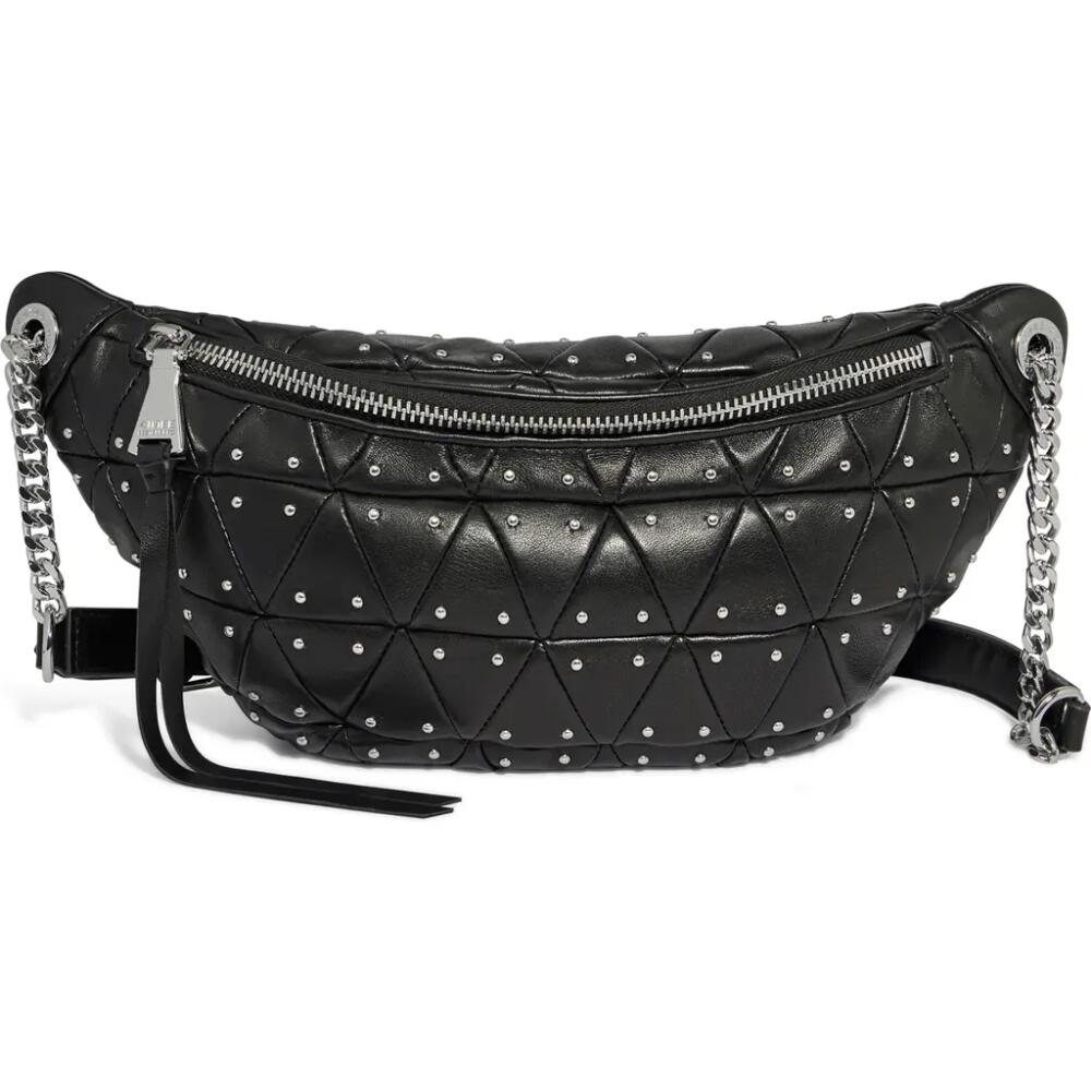 Aimee Kestenberg The Hug Convertible Leather Sling Bag in Black Geo Studs Cover