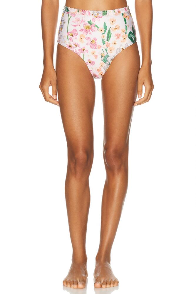 Agua by Agua Bendita Nopal Bikini Bottom in Pink Cover