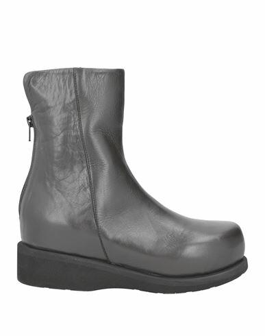 Patrizia Bonfanti Woman Ankle boots Steel grey Soft Leather Cover