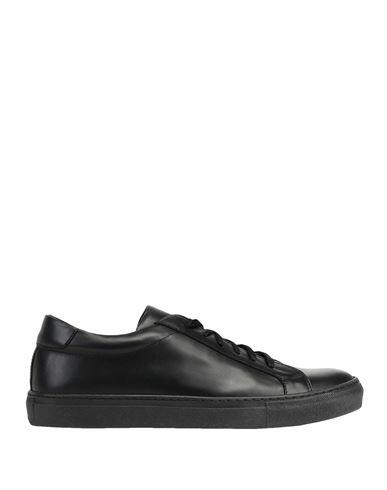 8 By Yoox Leather Low-top Sneakers Man Sneakers Black Calfskin Cover