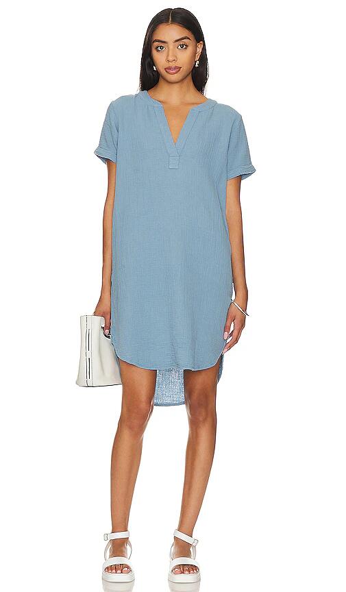 Bobi Straight Dress in Blue Cover