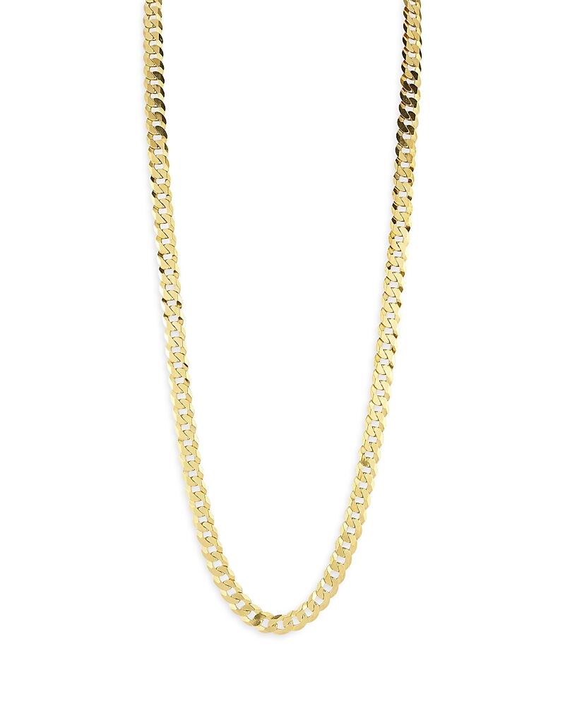 Milanesi And Co 18K Gold Plated Sterling Silver Curb Chain Necklace 7mm, 20 Cover