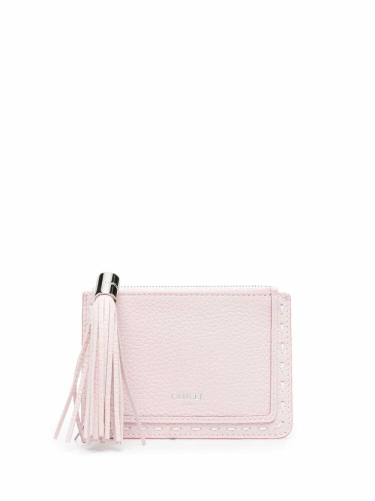 Lancel Premier Flirt tassel-detail cardholder - Pink Cover