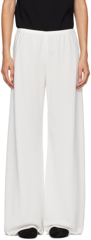 The Row White Gala Trousers Cover