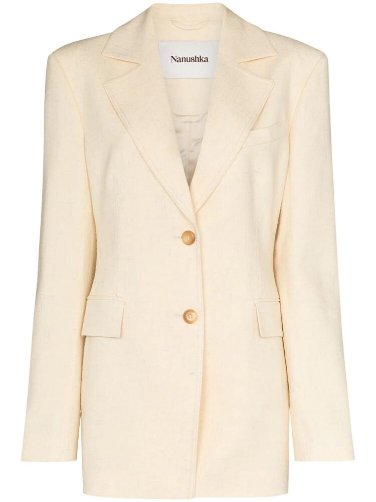 Nanushka Manouk single-breasted blazer - Neutrals Cover