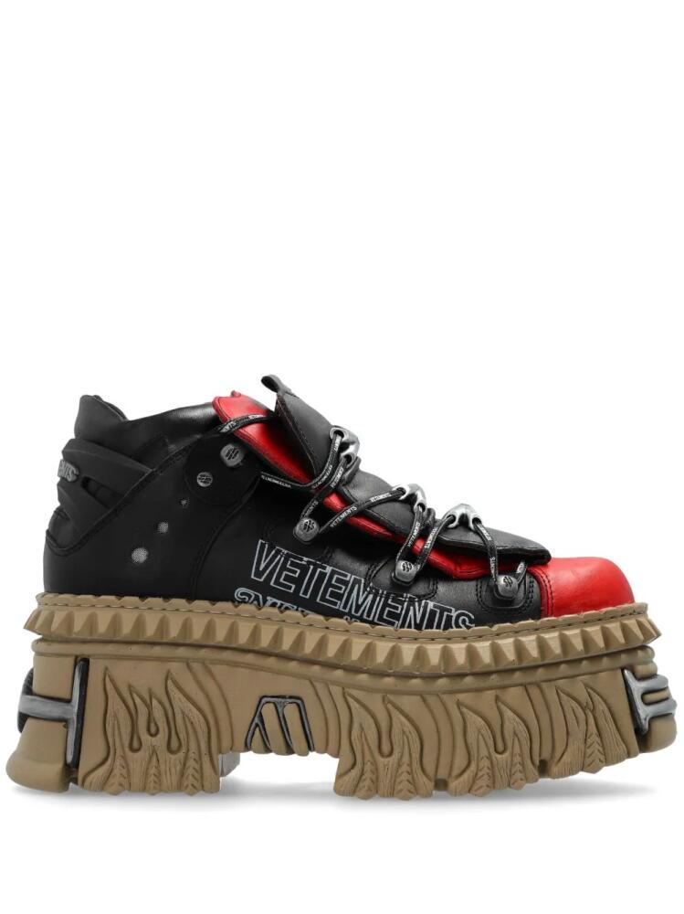 VETEMENTS x New Rock sneakers - Black Cover