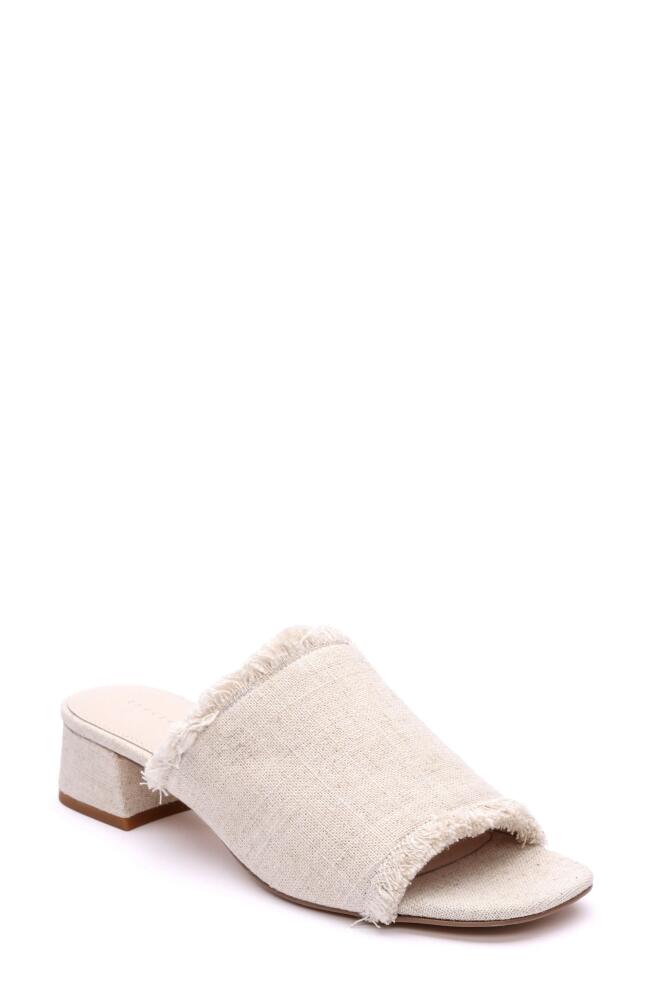 Sanctuary Refresh Fringed Slide Sandal in Natural Cover