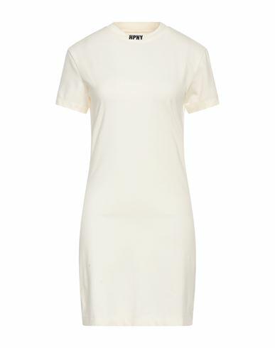 Heron Preston Woman Mini dress Cream Cotton, Polyester, Elastane Cover