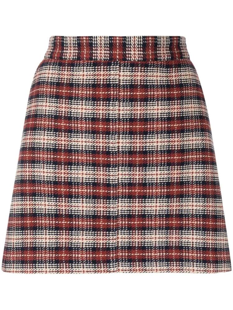 See by Chloé plaid A-line mini skirt - Red Cover