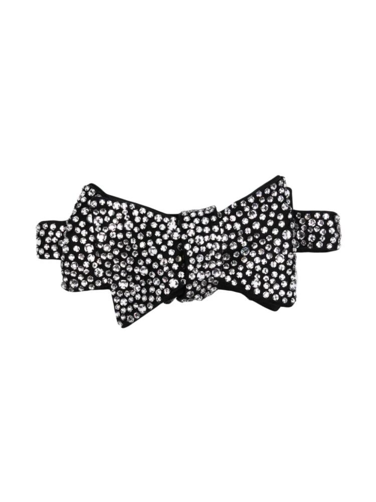 Stella McCartney crystal-embellished bow tie - Black Cover