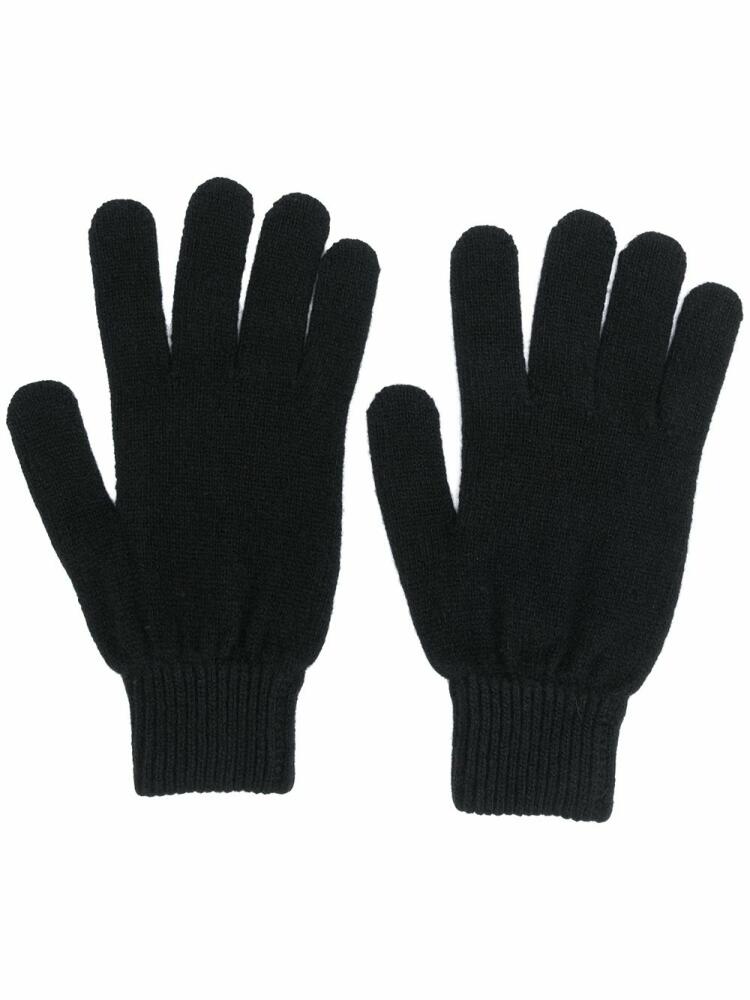 Paul Smith fitted knitted gloves - Black Cover