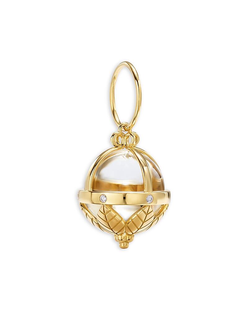 Temple St. Clair 18K Yellow Gold Fj Crystal & Diamond Amulet Pendant Cover