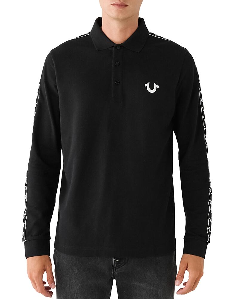 True Religion Long Sleeve Damask Polo Cover