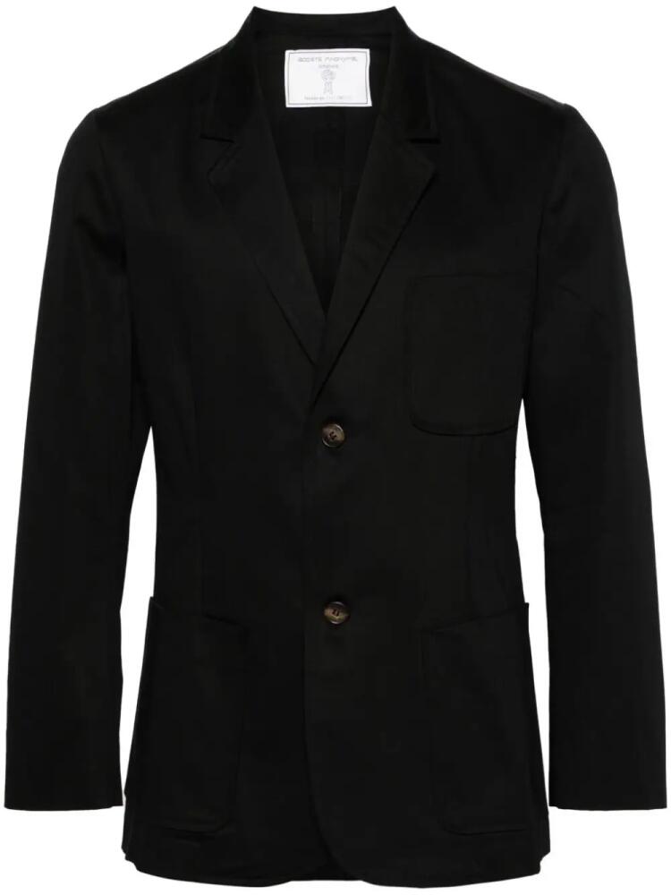 Société Anonyme notched-lapels single-breasted blazer - Black Cover