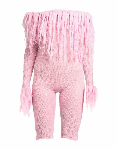 Gcds Woman Jumpsuit Pink Acrylic, Nylon, Wool, Mohair wool Cover