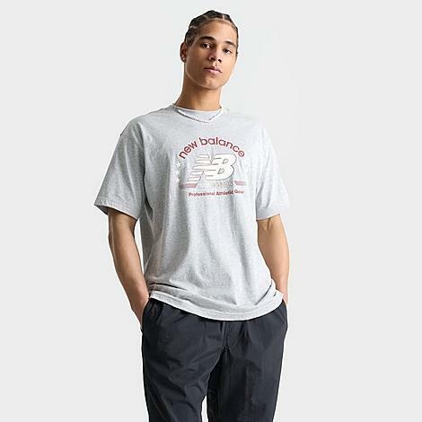 New Balance Men's Athletics Festival T-Shirt in Grey/Athletic Grey Cover