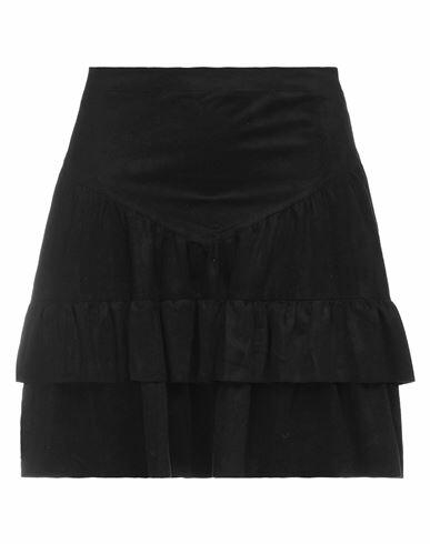 Manila Grace Woman Mini skirt Black Polyester Cover