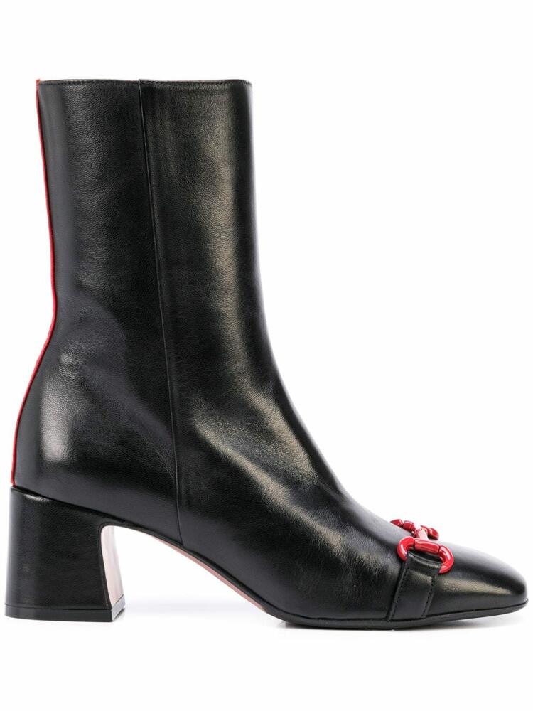 Madison.Maison horsebit leather boots - Black Cover