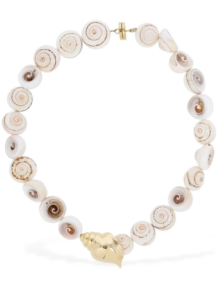 TIMELESS PEARLY Shell Charm Collar Necklace Cover