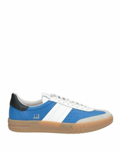 Dunhill Man Sneakers Blue Leather Cover