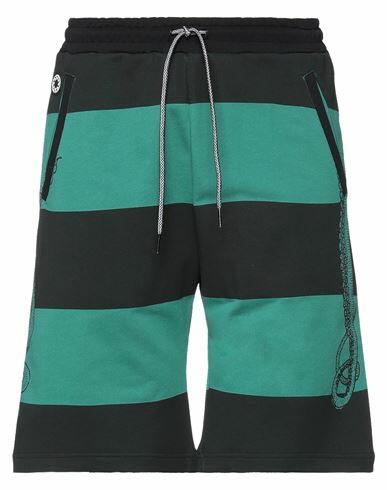 Octopus Man Shorts & Bermuda Shorts Green Cotton Cover