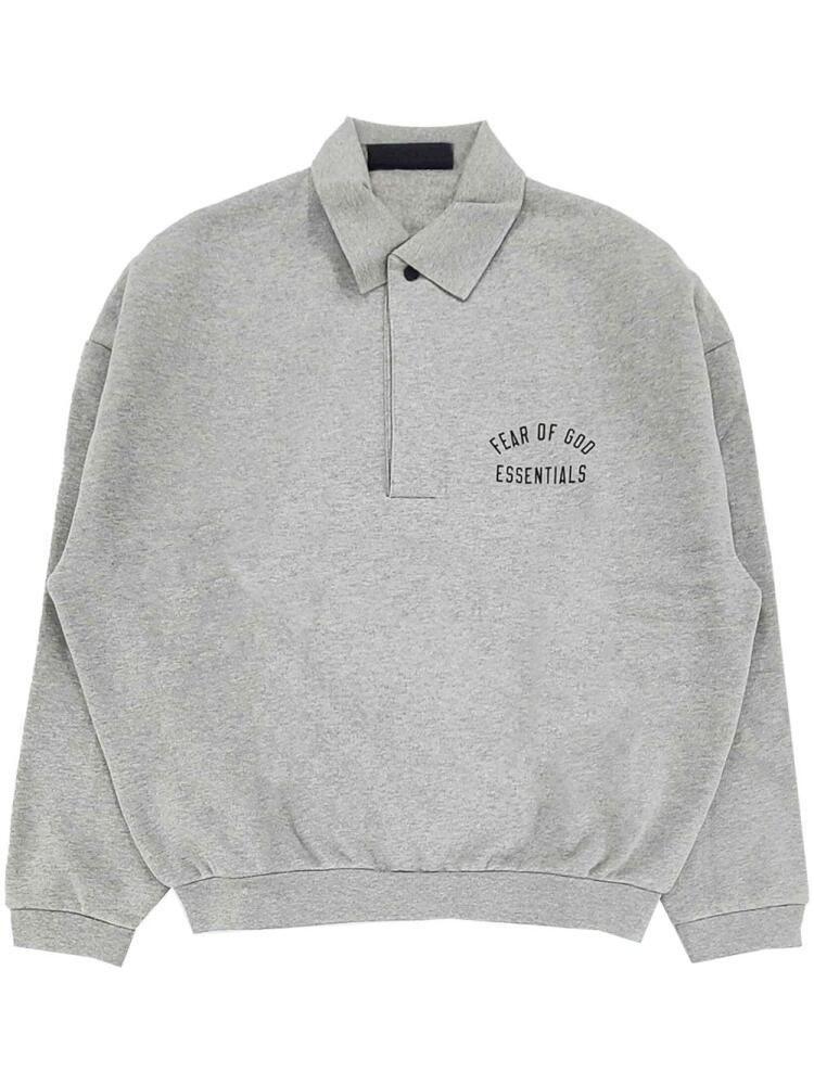 FEAR OF GOD ESSENTIALS logo-print sweatshirt - Grey Cover