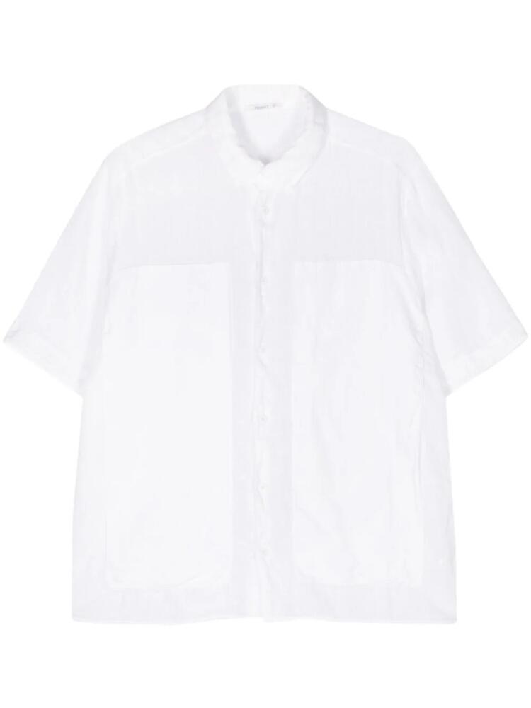 Transit decorative-stitching shortsleeve shirt - White Cover