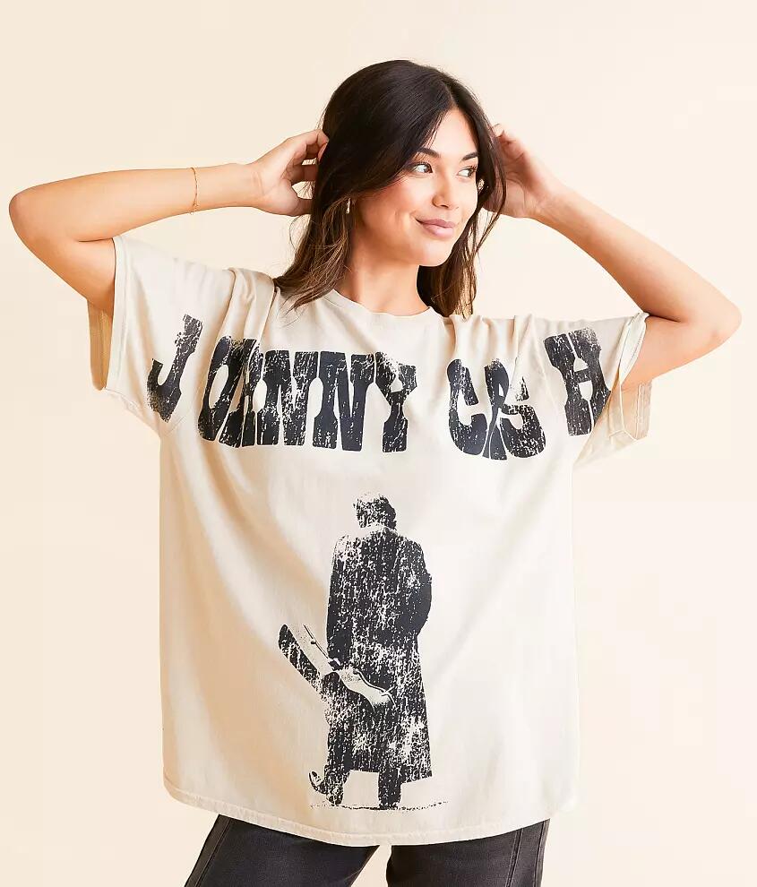 Merch Traffic Johnny Cash Oversized Band T-Shirt Cover