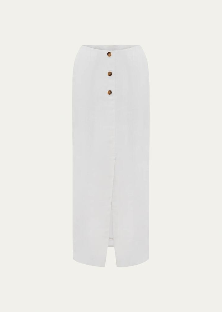 Posse Gigi Linen Column Skirt Cover