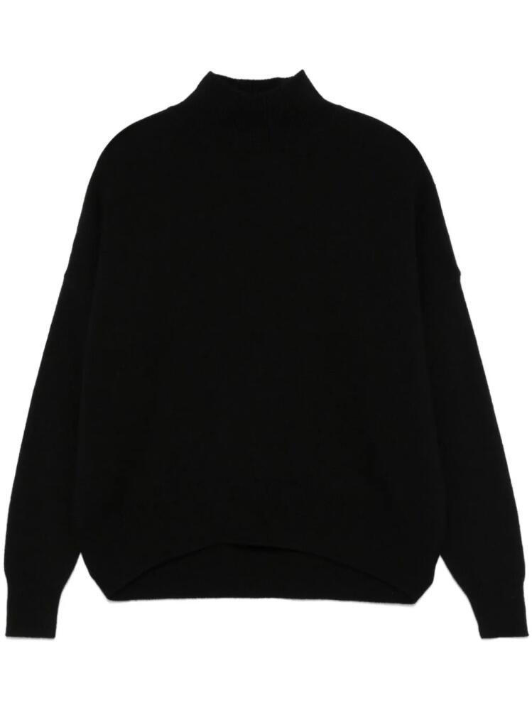 Nude cashmere sweater - Black Cover